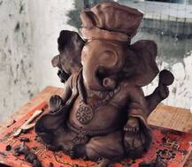 टीवी एक्टर रित्विक धनजानी ने गणेश चतुर्थी के मौके पर तैयार की बप्पा की मूर्ति, देखें तस्वीरें