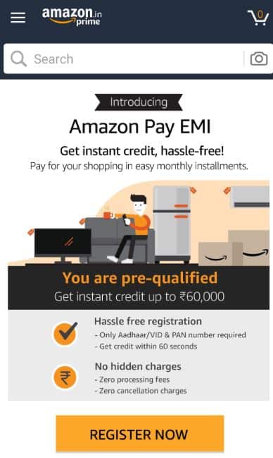 Amazon Pay EMI मोबाइल यूजर्स के लिए हुआ उपलब्ध, ऐसे करता है काम
