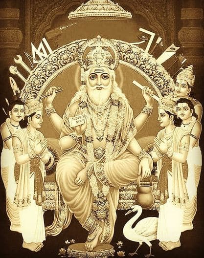  इसके बाद सभी अनाज, फूल और दक्षिणा को एक साफ लाल या हरे कपड़े में बांधकर भगवान विश्वकर्मा को अर्पण करें. अंत में दीप जलाकर भगवान विश्वकर्मा की पूजा करें. फोटोः इंस्टाग्राम 