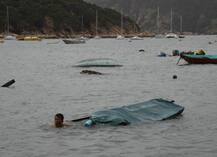 तूफान \'मैंगखुट\' ने चीन में दस्तक दी, हांगकांग में भारी बारिश