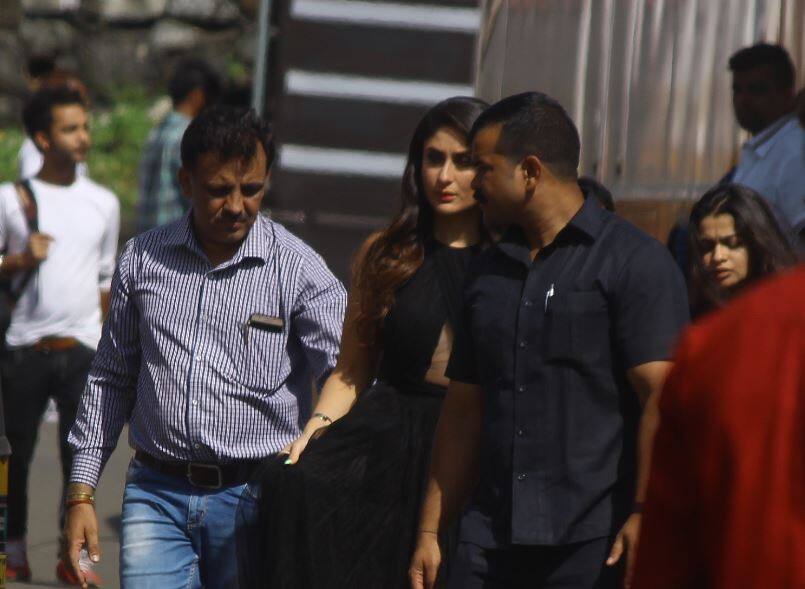 HOT ब्लैक गाउन में शूटिंग करते हुए करीना कपूर खान की PHOTOS आईं सामने, देखें यहां