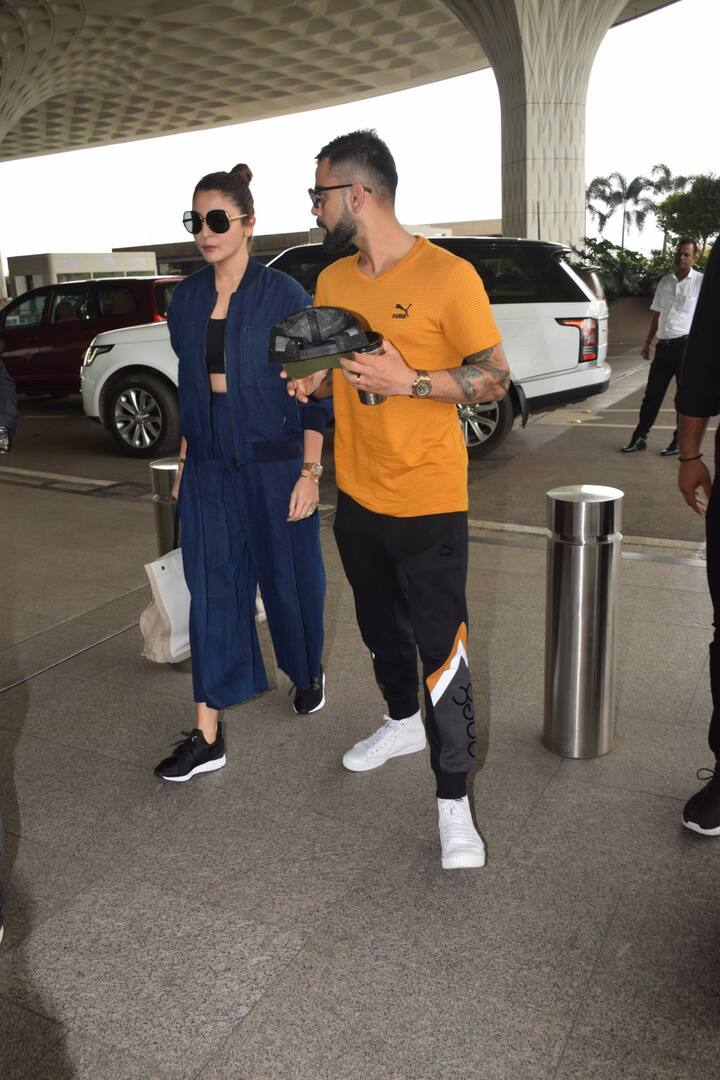 यहां तक की शादी के बाद भी जब ये कपल साथ में दिखाई देता है तो भी सुर्खियों में आ जाता है. क्रिकेट मैच से लेकर एयरपोर्ट हर जगह से दोनों के रोमांस के चर्चे सामने आ चुके हैं. (तस्वीर: मानव मंगलानी)