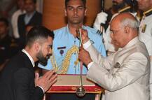 विराट कोहली और मीराबाई चानू को संयुक्त रूप से मिला राजीव गांधी खेल रत्न पुरस्कार, देखें तस्वीरें