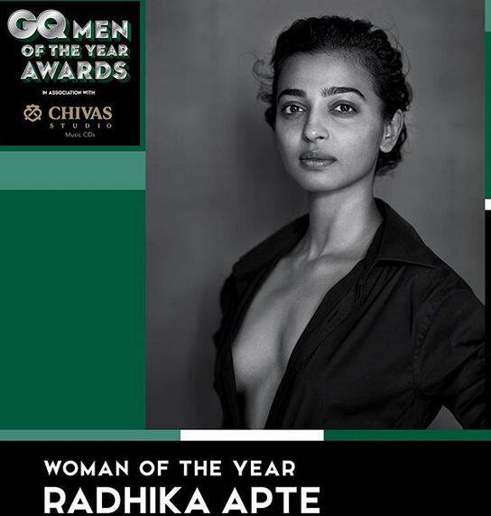 एक्ट्रेस राधिका आप्टे को वूमन ऑफ द ईयर का अवॉर्ड दिया गया. फोटोः इंस्टाग्राम