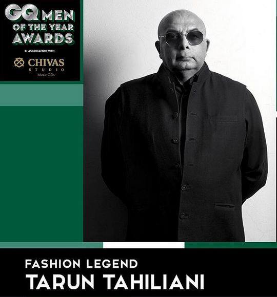 फैशन डिजाइनर तरुण ताहिलियानी को फैशन लीजेंट का अवॉर्ड दिया गया.फोटोः इंस्टाग्राम