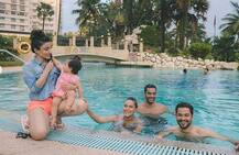 पूल में पति संग मस्ती करते हुए नेहा धूपिया ने पोस्ट की ये तस्वीरें