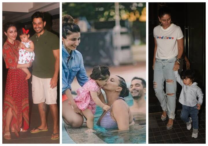  First Birthday: बेटी इनाया संग पूल पार्टी करते दिखे सोहा-कुणाल खेमू, मम्मी करीना का हाथ थामे पहुंचे तैमूर