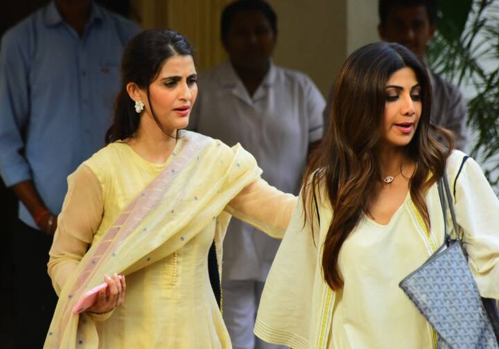 अभिनेत्री शिल्पा शेट्टी भी आज पहुंचीं.