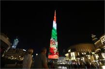 दुबई में भी रही गांधी जयंती की धूम, बुर्ज खलीफा पर तिरंगे के साथ दिखे बापू