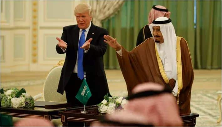 Saudi King won't last in power for 'two weeks' without US support: Trump तेल की कीमत घटाने के लिए ट्रंप की सऊदी किंग को धमकी, कहा- बिना समर्थन 'दो सप्ताह' भी सत्ता में नहीं रहेंगे