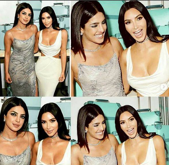हाल ही में रियलिटी टीवी स्टार और सोशल मीडिया सेंसेशन किम कर्दाशियां एक इवेंट में प्रियंका चोपड़ा के साथ नजर आईं. फोटोः इंस्टाग्राम 