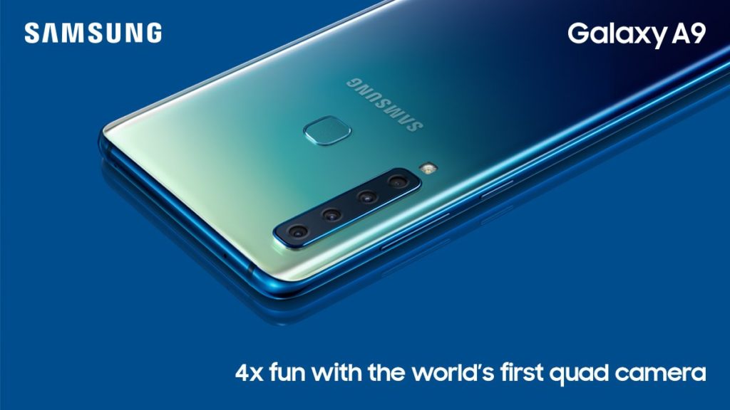 Samsung ने लॉन्च किया दुनिया का पहला 4 कैमरे वाला स्मार्टफोन Samsung Galaxy A9