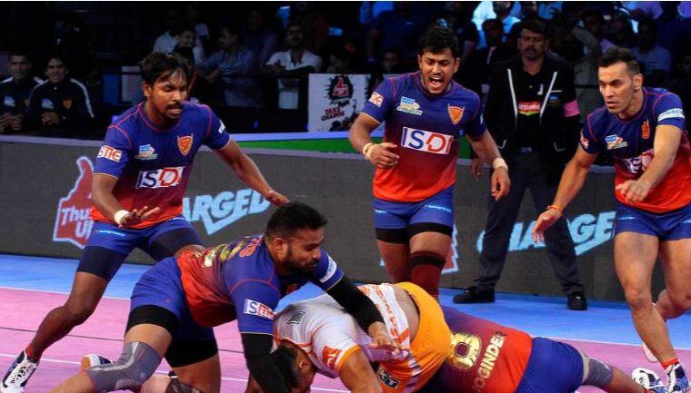 Pro Kabaddi League 2018: दबंग दिल्ली ने पुणेरी पलटन को बहुत कम अंतर से दी मात