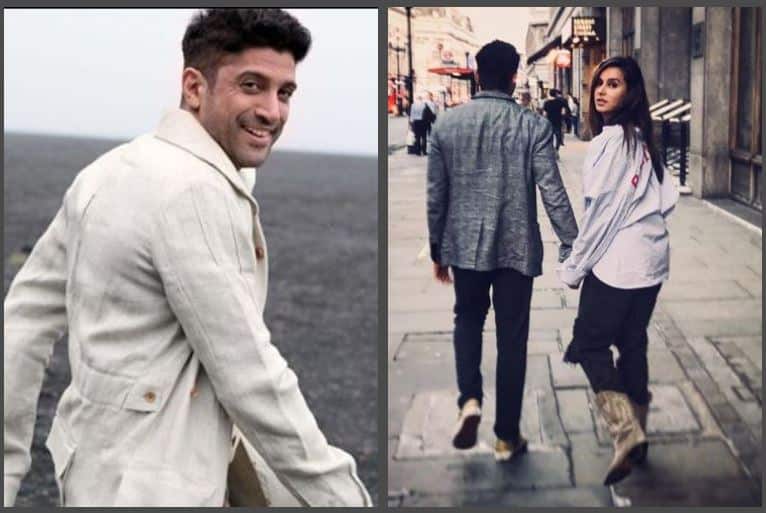 Farhan Akhtar shares first picture with Shibani Dandekar पत्नी से तलाक के बाद शिबानी दांडेकर को डेट कर रहे हैं फरहान अख्तर, खुद दिया सबूत