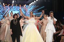 BTFW 2018: नीता लुल्ला के लिए रैंप पर उतरीं सुष्मिता सेन, बेटियां भी थीं मौजूद