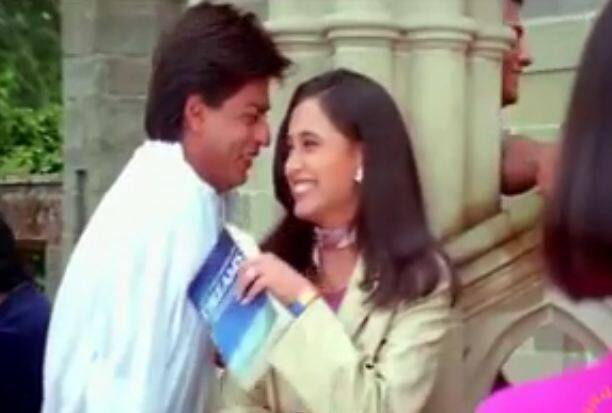 सीन की सिचुएशन के हिसाब से नैचुरली हंसना है तो वो शाहरूख के लिए सबसे मुश्किल काम होता है. फोटोः यूट्यूब