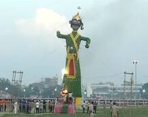 नोएडा में नहीं जलाया जाएगा रावण का पुतला, बटन दबाते ही ऐसा हो जाएगा 20 फुट के पुतले का हाल