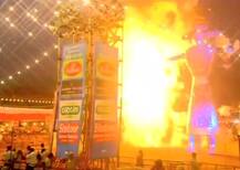 In Pics: दिल्ली के रामलीला मैदान में रावण दहन