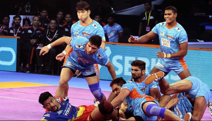 Pro Kabaddi League 2018: यूपी योद्धा और बंगाल वॉरियर्स के बीच 40-40 के स्कोर  से हुआ टाई