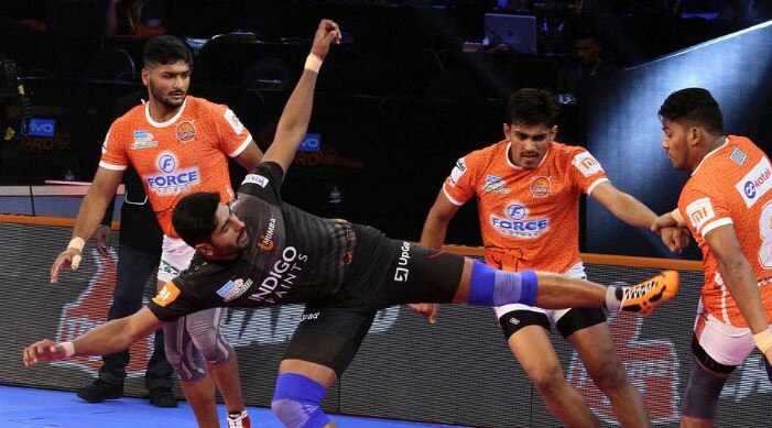 Pro Kabaddi League 2018: पुणेरी पल्टन ने अपने सातवें मैच में यु-मुम्बा को 33-32 से दी मात