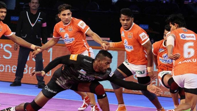 Pro Kabaddi League 2018: पुणेरी पल्टन ने अपने सातवें मैच में यु-मुम्बा को 33-32 से दी मात