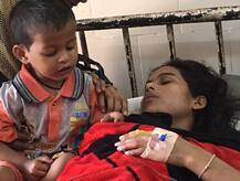 अमृतसर रेल हादसा: यही चमत्कार है, जब ट्रेन ने टक्कर मारी तो ढाई साल का आरुष पिता की गोद से उछल गया, जान बच गई