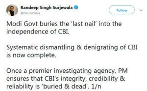 CBI Vs CBI LIVE UPDATES: विवाद में कूदे ओवैसी, कहा- आलोक वर्मा किस कानून से हटाए गए, बताएं मोदी