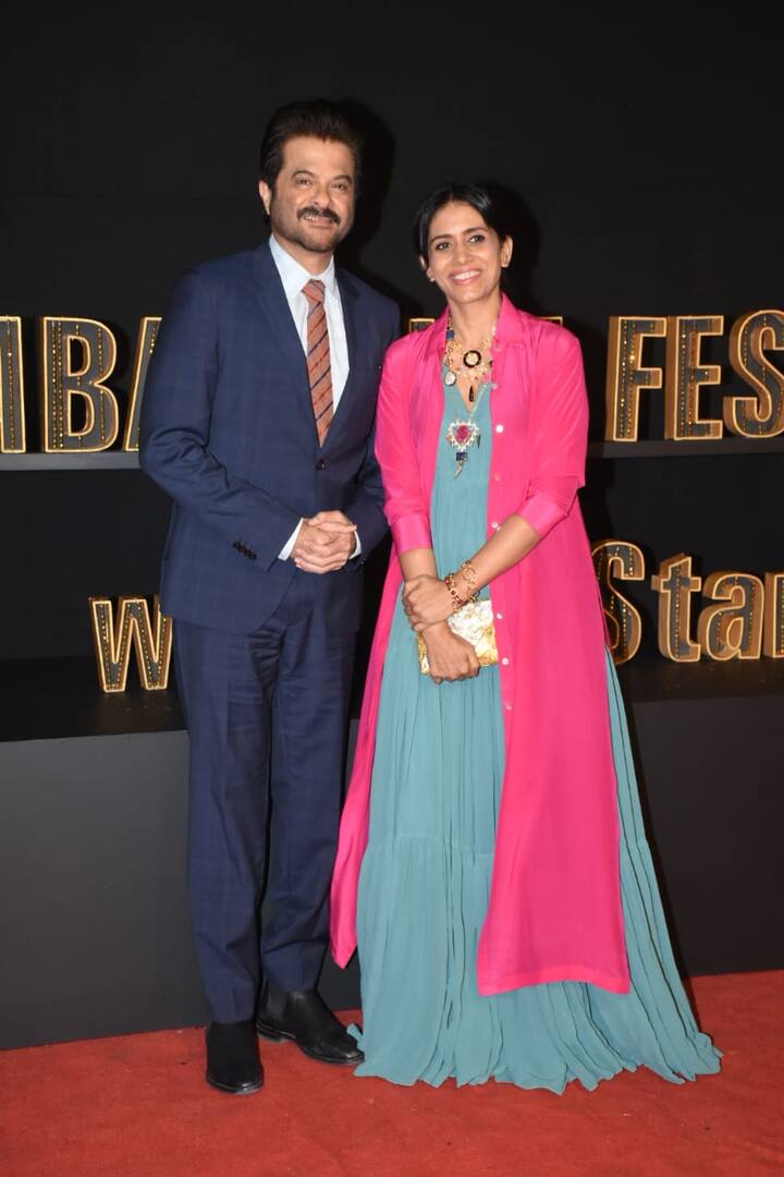 रेड कार्पेट पर अभिनेता अनिल कपूर भी नज़र आए.