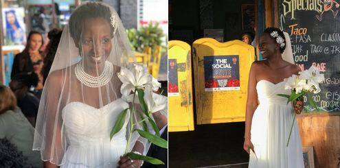  युगांडा की रहने वाली लुलु ऑक्सफोर्ड यूनिवर्सिटी में क्रिएटिव राइटिंग की पढ़ाई कर रही हैं. ऐसे में लुलु ने खुद से ही शादी करने का फैसला किया.फोटोः ट्विटर 