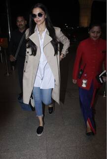 शादी से पहले कोलंबो रवाना हुईं एक्ट्रेस दीपिका पादुकोण, देखें तस्वीरें