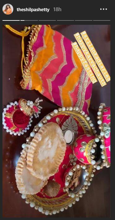 शिल्पा शेट्टी ने विदेश में मनाया करवाचौथ, चांद नहीं दिखने पर बेहद खास तरह से की पूजा