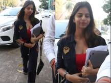 IN PICS: मुंबई की सड़कों पर बेहद कूल अंदाज़ में नज़र आईं शाहरुख की बेटी सुहाना खान