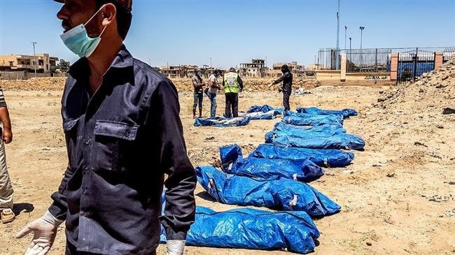 More than 1500 dead bodies found in one grave in Syria सीरिया में कब्र में 1500 से ज्यादा शव पाए गए