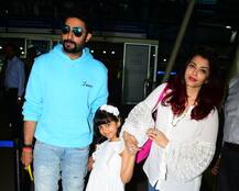 पति अभिषेक और बेटी आराध्या के साथ एयरपोर्ट पर नजर आईं ऐश्वर्या, गोवा में मनाएंगी Birthday