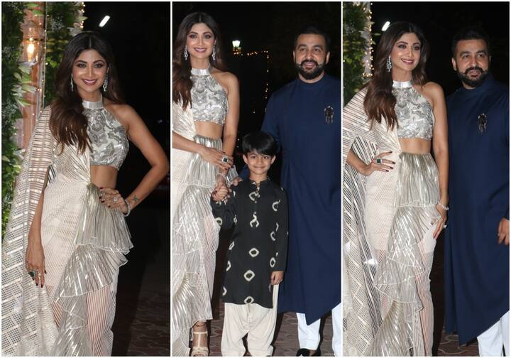 बॉलीवुड अभिनेत्री शिल्पा शेट्टी के घर पर दिवाली से पहले एक शानदार पार्टी का आयोजन किया गया. इस दौरान उन्होंने अपने पति और बेटे वियान के साथ खूब मस्ती की. शिल्पा के घर पर हुई इस पार्टी की कुछ तस्वीरें आप आगे की स्लाइड्स में देख सकते हैं. (तस्वीर: मानव मंगलानी)