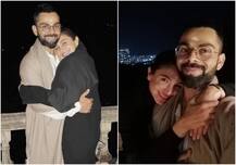 शादी के बाद विराट के पहले बर्थडे पर दिखा अनुष्का का प्यार, एक-दूसरे की बाहों में लिपटे आए नजर