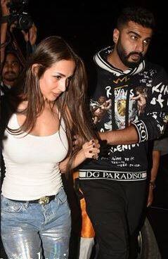 alleged couple Malaika Arora and Arjun Kapoor spotted together दिवाली से पहले फिर साथ दिखे मलाइका अरोड़ा-अर्जुन कपूर, देखिए फोटो