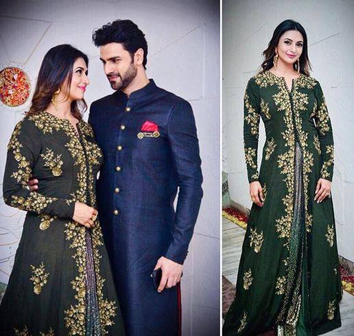 विवेक दहिया और दिव्यंका त्रिपाठी एक-दूसरे में खोए हुए दिखे. फोटोः इंस्टाग्राम