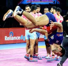 Pro Kabaddi League 2018 : दिल्ली ने जयपुर को 40-29 से करारी शिकस्त दी