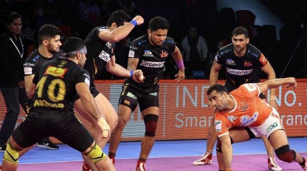 Pro Kabaddi League 2018: तेलुगू टाइटंस ने पुनेरी पलटन को दी मात