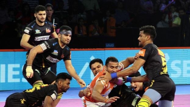 Pro Kabaddi League 2018: तेलुगू टाइटंस ने पुनेरी पलटन को दी मात