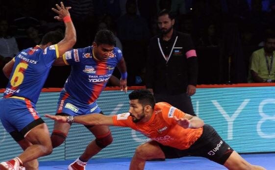 Pro Kabaddi League 2018: यू मुंबा ने यूपी योद्धा को बड़े अंतर से दी शिकस्त