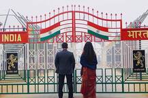 वाघा बॉर्डर पर कैटरीना कैफ के साथ खड़े नजर आए सलमान खान, \'भारत\' के सेट से सामने आई तस्वीर