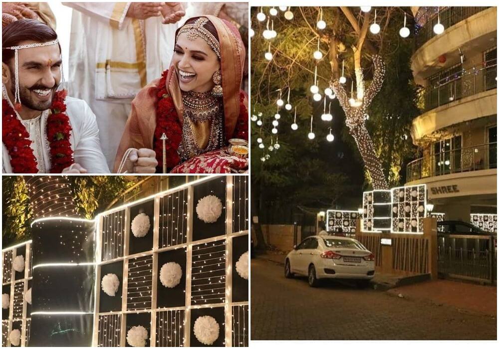 deepika padukone grand welcome post wedding at ranveer singh house रणवीर सिंह के घर आज होगा नई नवेली दुल्हन दीपिका पादुकोण का गृह प्रवेश, बहू के स्वागत में खूब सजा है घर
