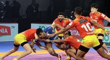 Pro Kabaddi League 2018: घरेलू मैदान पर गुजरात फॉर्च्यून जाएंट्स ने यूपी योद्धा को 37-32 से हराया