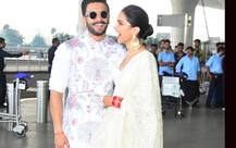 गले में मंगलसूत्र, हाथों में चूड़ा पहने रणवीर सिंह के साथ रिसेप्शन के लिए रवाना हुईं दीपिका, देखें PICS