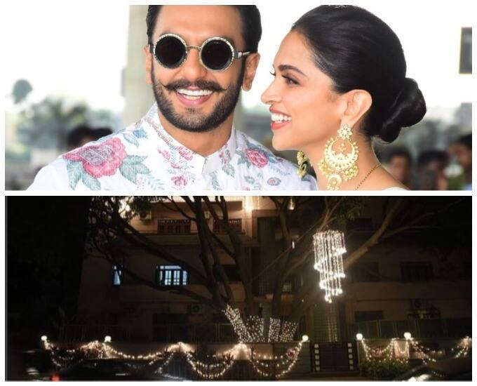 Deepika Padukone Bengaluru home decorated for reception, Watch Video रिसेप्शन के लिए दुल्हन की तरह सजा है दीपिका पादुकोण का घर, देखें Video और तस्वीरें