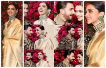 रिसेप्शन के मौके पर अपनी दुल्हन दीपिका पादुकोण से नज़रें नहीं हटा पाएं रणवीर सिंह, देखें तस्वीरें