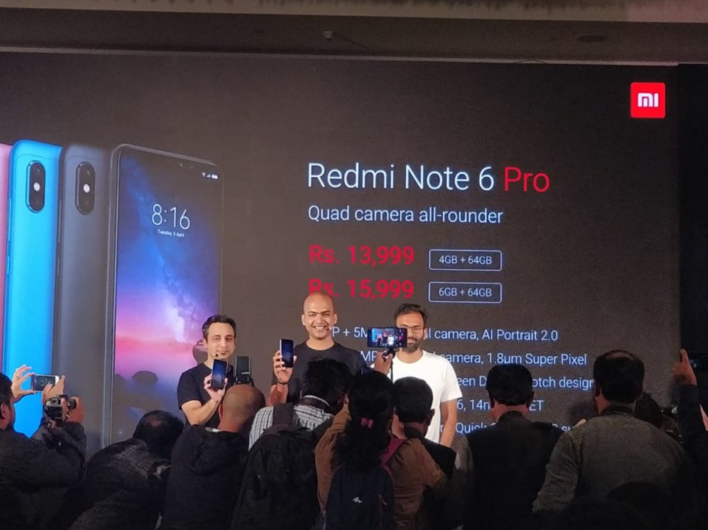 Xiaomi Redmi Note 6 Pro 4 कैमरे और नॉच डिस्प्ले के साथ हुआ लॉन्च, ये हैं फीचर्स और स्पेक्स