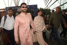 बेंगलुरु रिसेप्शन के बाद पत्नी दीपिका का हाथ थामे मुंबई रवाना हुए रणवीर सिंह, ऐसी हैं एयरपोर्ट की तस्वीरें